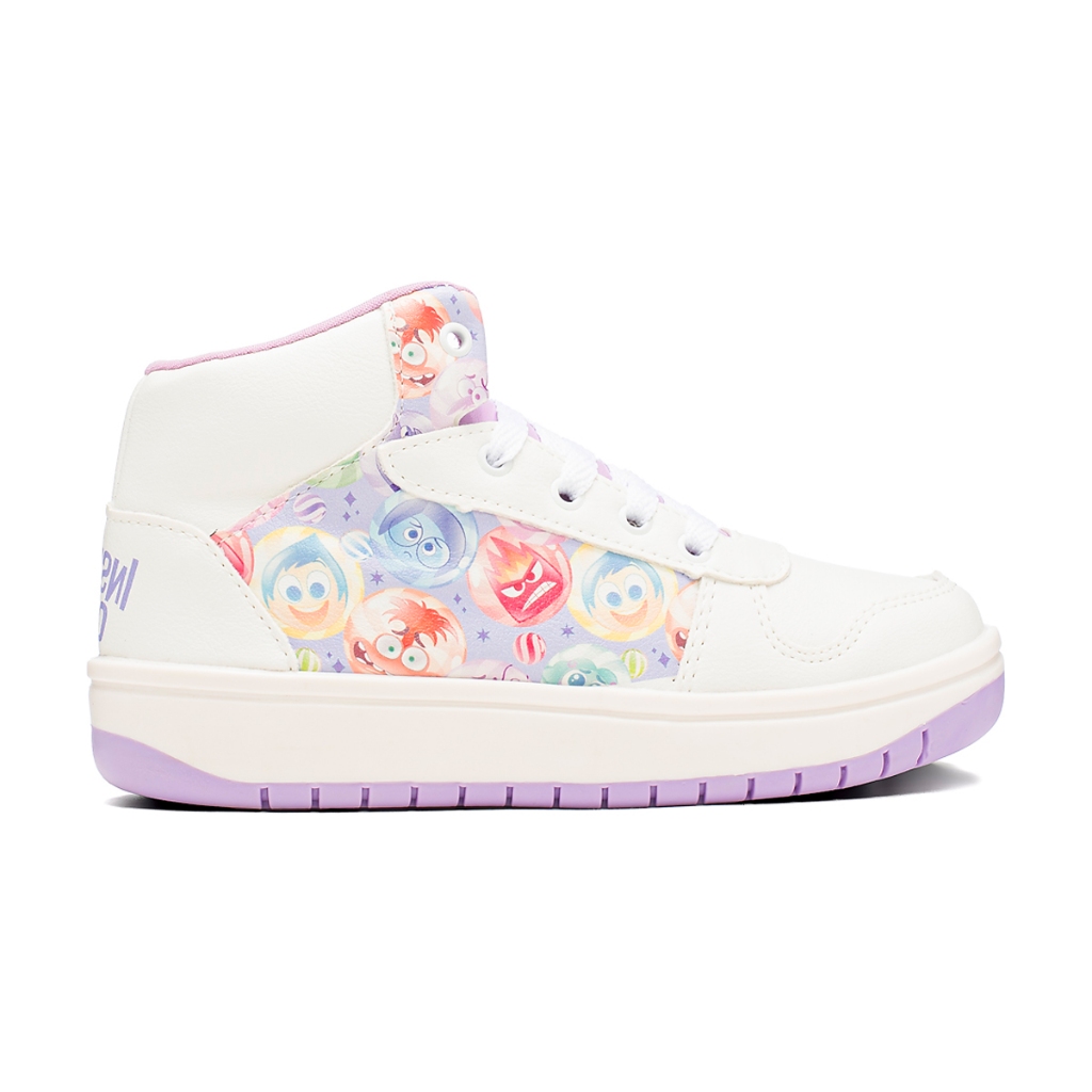 Tenis Infantil Meninas Divertidamente Cano Alto Disney Original