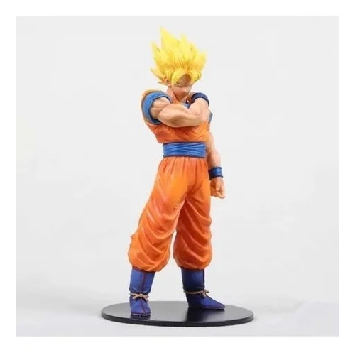 Boneco Action Figure Action Dragon Ball Z Goku Resolution Of Soldiers 21cm