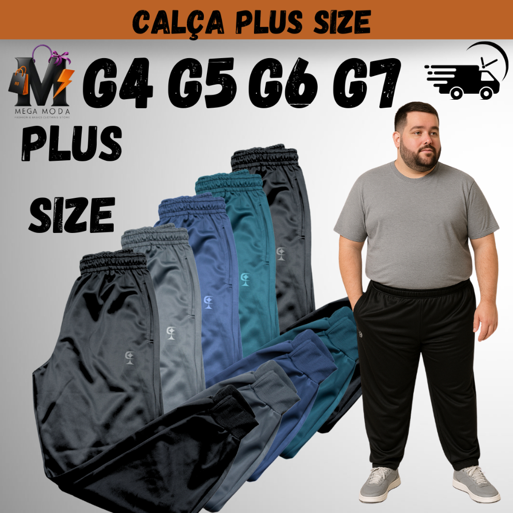 Kit 3 ou 1 Calças Flanelada Masculina Plus Size G4 ao G7 | Aconchego e Estilo Sem Limites
