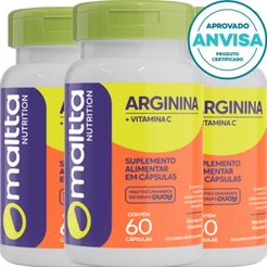 KIT 3x Arginina + Vitamina C - 60 Cápsulas 700mg - Duom