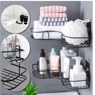 Kit Prateleiras Suporte Com Alto Adesivos Para Parede Banheiro Cozinha lavanderia Shampoo em Oferta na Shopee