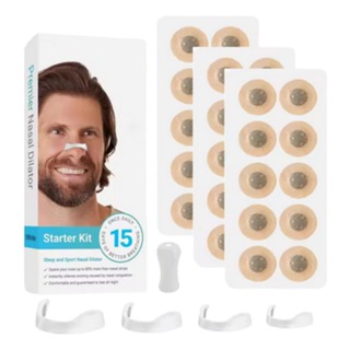 Esporte Dilatador Nasal Sono Dilatadores De Respiração Starter Kit Nariz Respirar Tiras Nasais Magnéticas Reduzir Ronco em Oferta na Shopee