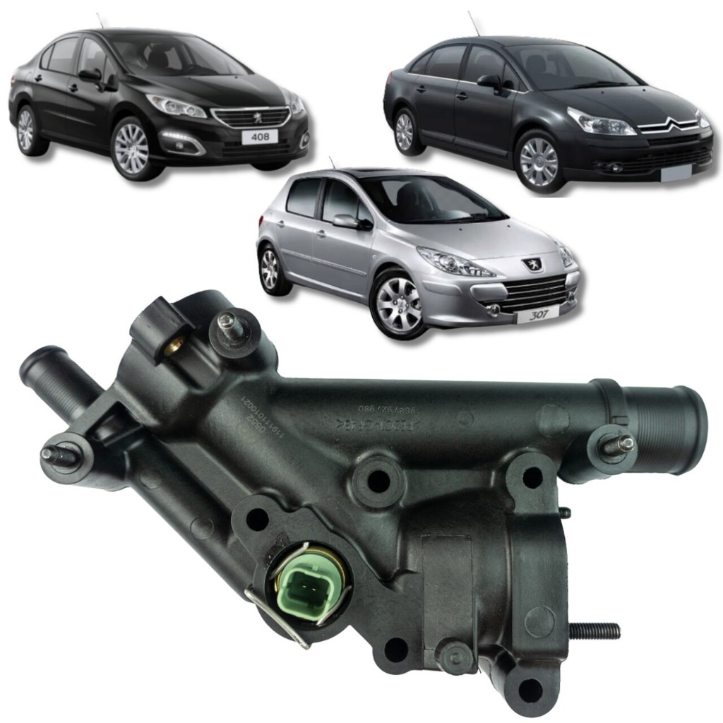 CARCAÇA DE VALVULA TERMOSTATICA PEUGEOT 408 2.0 16V 2001/ CITROEN C4 PALLAS em Oferta na Shopee