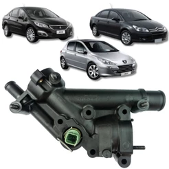 CARCAÇA DE VALVULA TERMOSTATICA PEUGEOT 408 2.0 16V 2001/ CITROEN C4 PALLAS