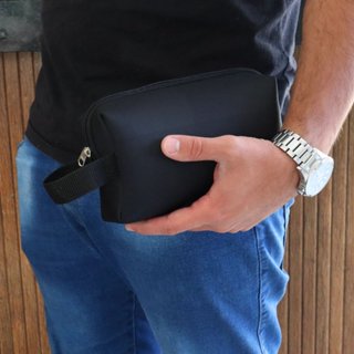 Necessaire Unissex Organizadora Viagem Objetos Em Neoprene em Oferta na Shopee