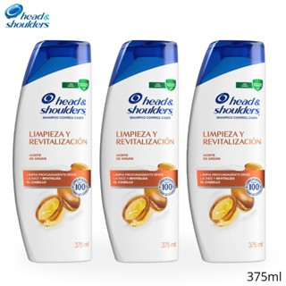 Shampoo Anti-Caspa Head & Shoulders revitalizante com oléo de argan 375ml