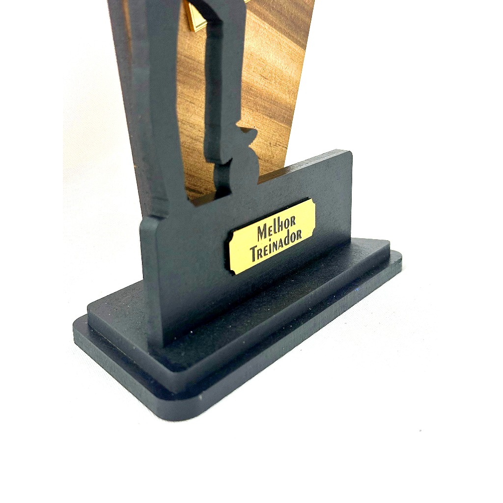 Troféu Melhor Técnico - Acrílico E Mdf - Premiação Atletas