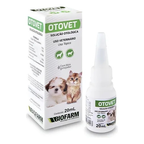 Otovet Solução Otológica Para Ouvido De Cães E Gatos 20ml em Oferta na Shopee