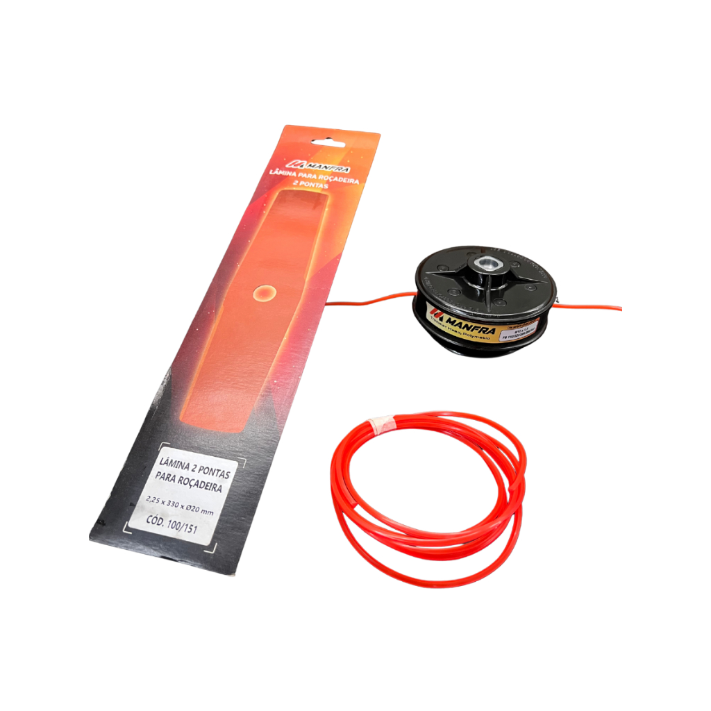 Kit, Lâmina + Carretel de Nylon + fio de nylon Grátis Roçadeira a Gasolina Sthil Fs 160/220/290