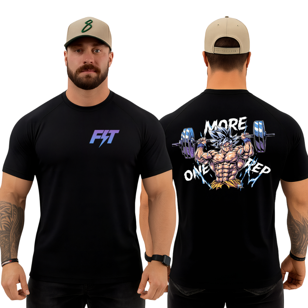 Camiseta Dry Fit Original Muscle Fit Masculina Goku Treino Halter Academia Atividade Física em Oferta na Shopee