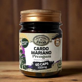 Cardo Mariano premium (Silimarina) 700mg 60capsulas Canteiro de Ervas em Oferta na Shopee