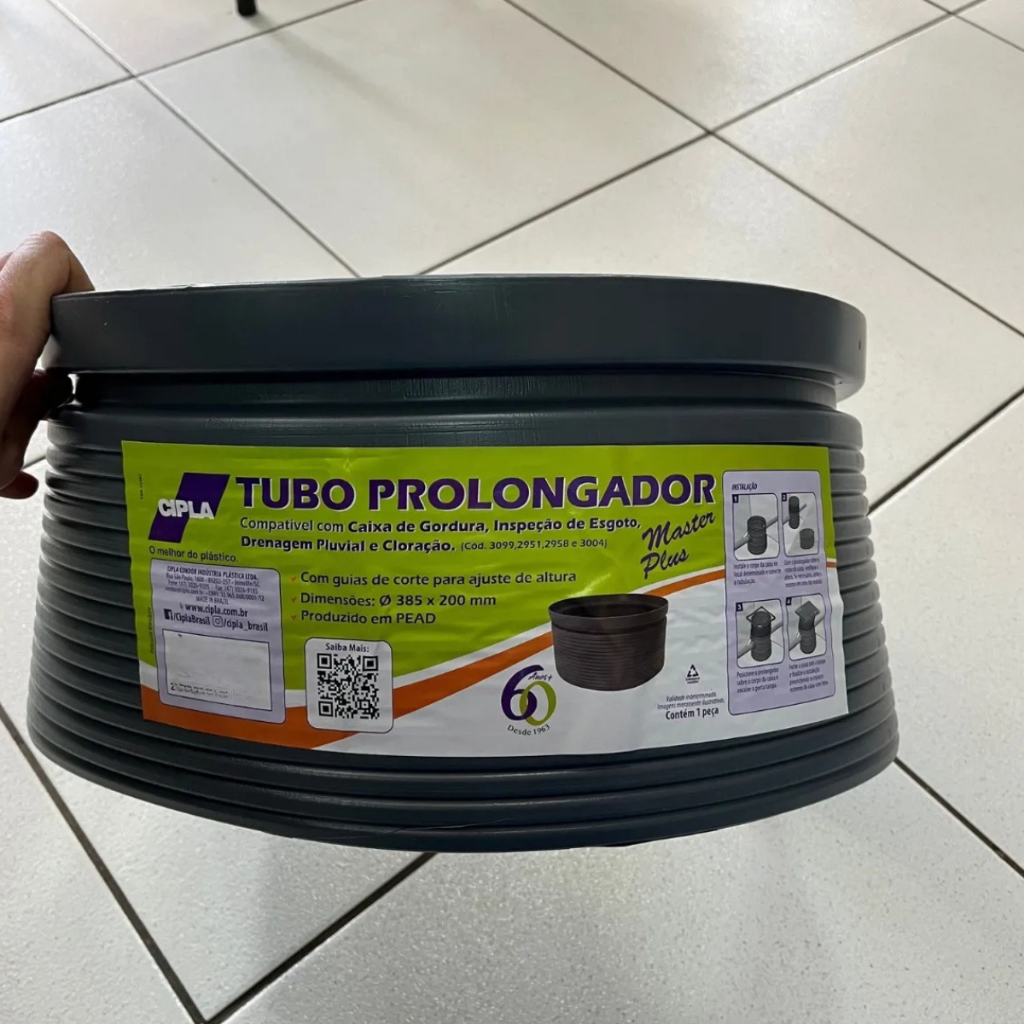 TUBO PROLONGADOR MASTER CAIXA DE GORDURA CIPLA