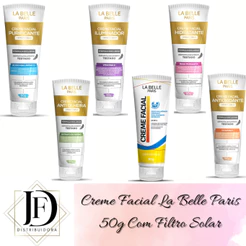 Creme Facial La Belle Paris 50g Com Filtro Solar