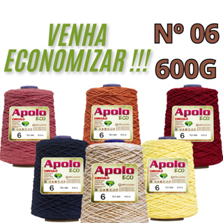 BARBANTE APOLO ECO CIRCULO Nº 06 - 600G - 610 M em Oferta na Shopee