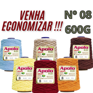 BARBANTE APOLO ECO CIRCULO Nº 08 - 600G - 457 M em Oferta na Shopee