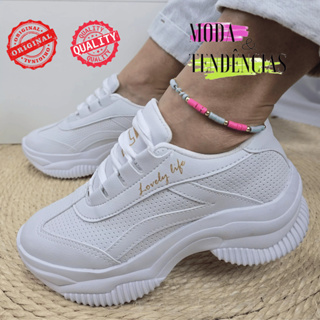 Tênis Feminino Plataforma, Lindo, confortável e resistente ORIGINAL em Oferta na Shopee