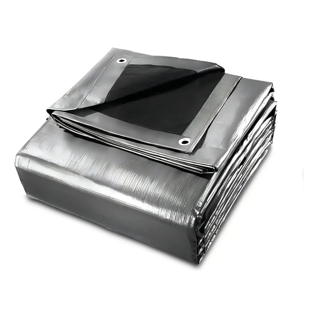 Lona Blackout Cinza Preta 2x2 Acqua 300 Micras Impermeável Acquacapas2