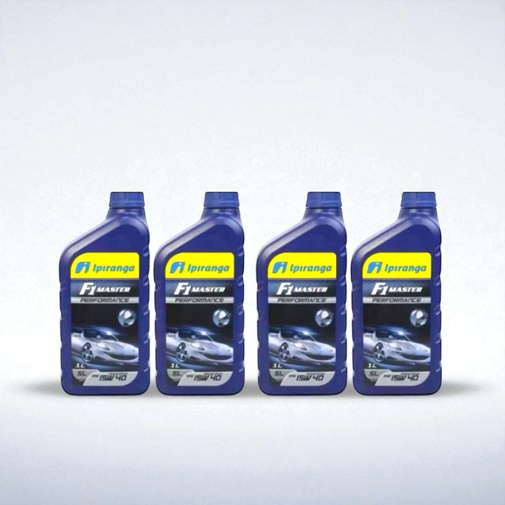 Kit Com 4 Litros Ipiranga 15w40 F1 Master Semi Sintetico