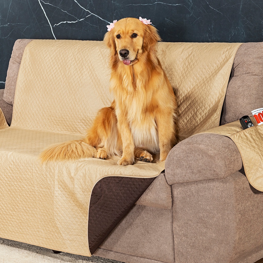 Capa Protetor Impermeável Dupla Face Para Sofá de 4 Lugares Padrão