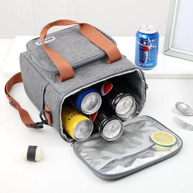 Bolsa térmica de alta qualidade e grande capacidade, perfeita para piqueniques e viagens à praia Bolsa térmica para prai