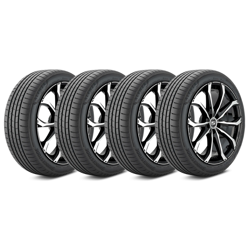 Kit 4 Pneus 225/50R18 Bridgestone Alenza 001 95V em Oferta na Shopee