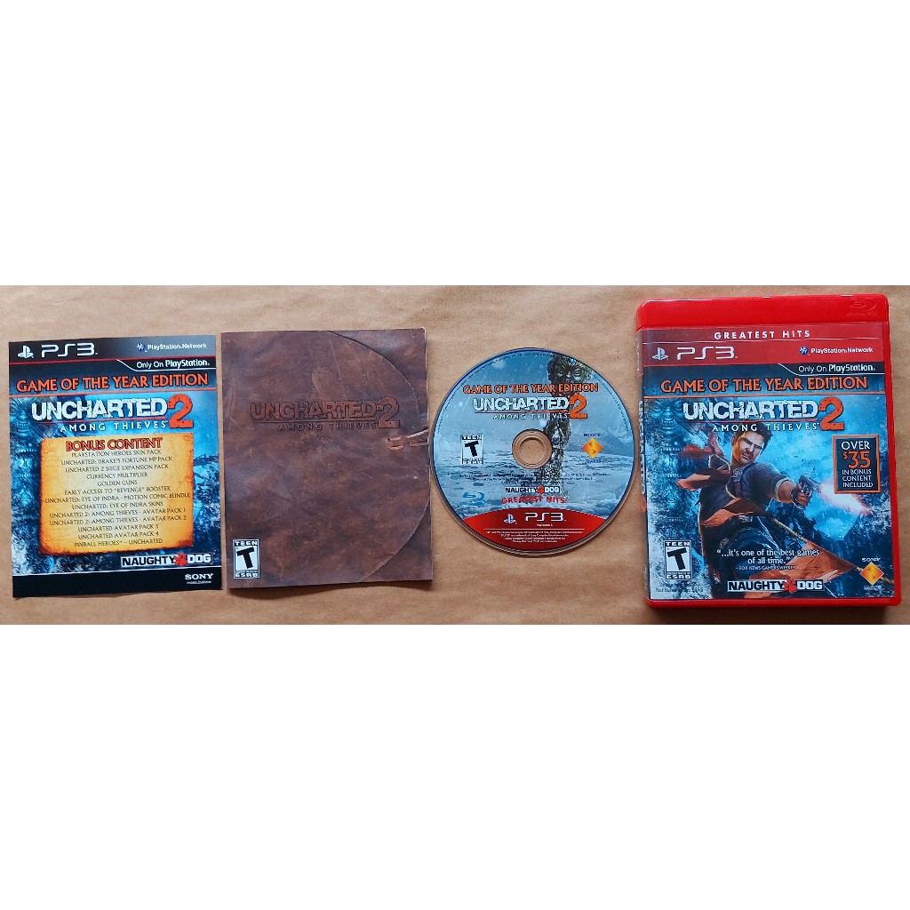 Uncharted 2 Among Thieves Ps2 Playstation 2 Original Leia Tudo Veja Fotos