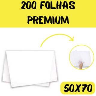 Papel Seda Branco Premium 50x70 - 200 Unidades em Oferta na Shopee