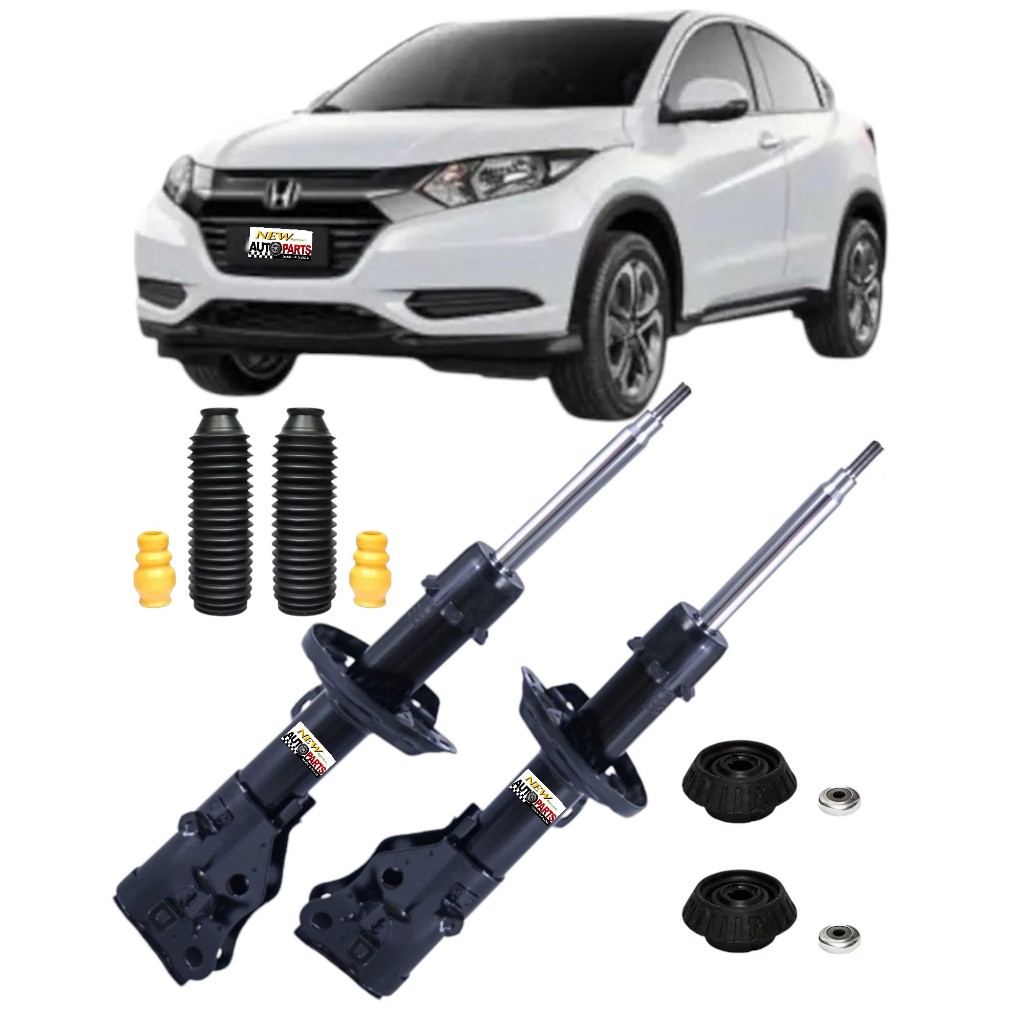 Par Amortecedor Dianteiro + Kit Honda Hrv 2018 2019 2020 2021