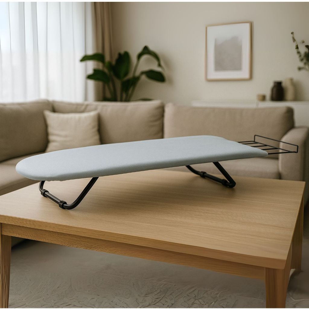 Mesa Tabua de Passar Roupa Portátil Porta Ferro Reforçada Dobravel