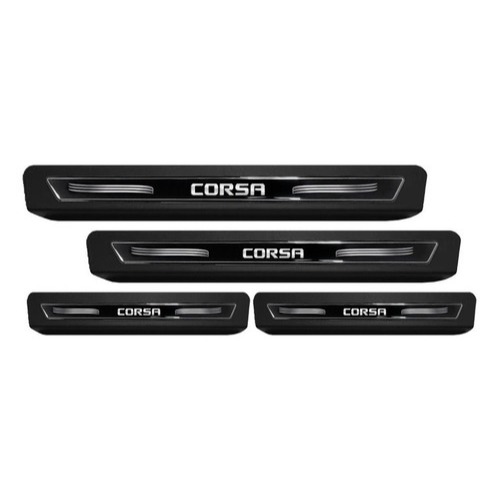 Kit 8 Peças Soleira Adesivo Porta Gm Corsa Wind 2 E 4 Pts 95 96 97 98 99 2000 2001 2002 - Preto em Oferta na Shopee