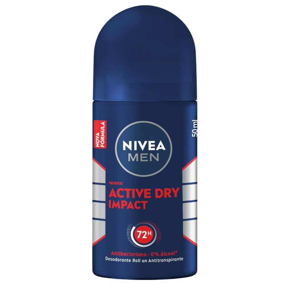 Desodorante Antitranspirante Nivea Men Roll On Dry Impact 50ml