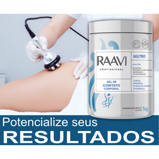 Gel Glicerinado Neutro para Aparelhos de Radiofrequência 1kg Raavi - Corporal e Facial - Altamente Deslizante em Oferta na Shopee