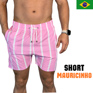Bermuda Masculina Lazer Fitness Corrida Praia Tactel Grosso Tecido Premium em Oferta na Shopee