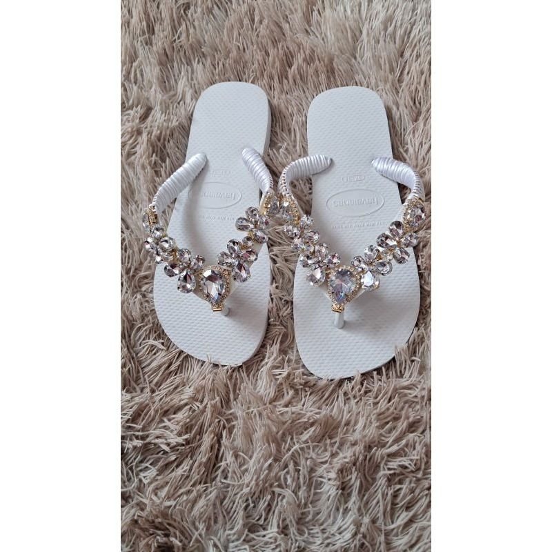 Havaianas Personalizadas | Sandália com Brilho | Luxo e Conforto em 6 cores em Oferta na Shopee