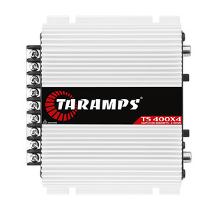 Módulo Amplificador TS400X4 400w RMS 4 Canais Som Automotivo Saída RCA