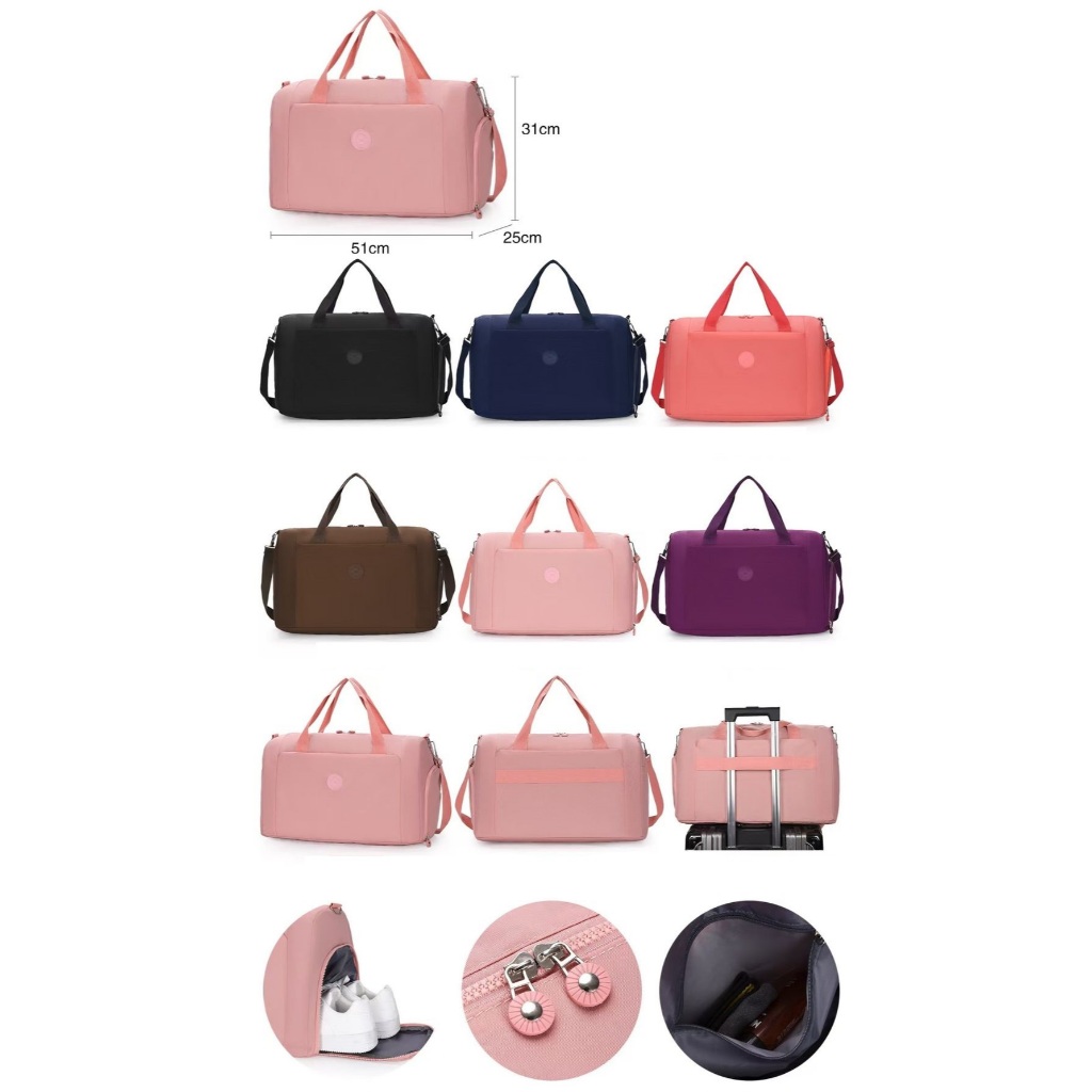 Mala Esportiva Oxford Academia e Viagem Grande Feminina com Alça Transversal Unisexo Impermeável em Oferta na Shopee