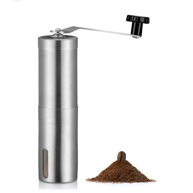 Moedor de Café Manual Inox Ajustável | Moa na Hora Café Fresco e Aromático
