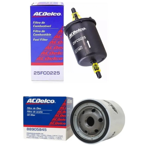 Kit Filtros De Combustível E Óleo Acdelco - 88905845/ 25FC0225