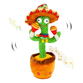 Cacto Dançante Falante Repite o Que Você Diz Brinquedos Infantil Toca Músicas em Oferta na Shopee