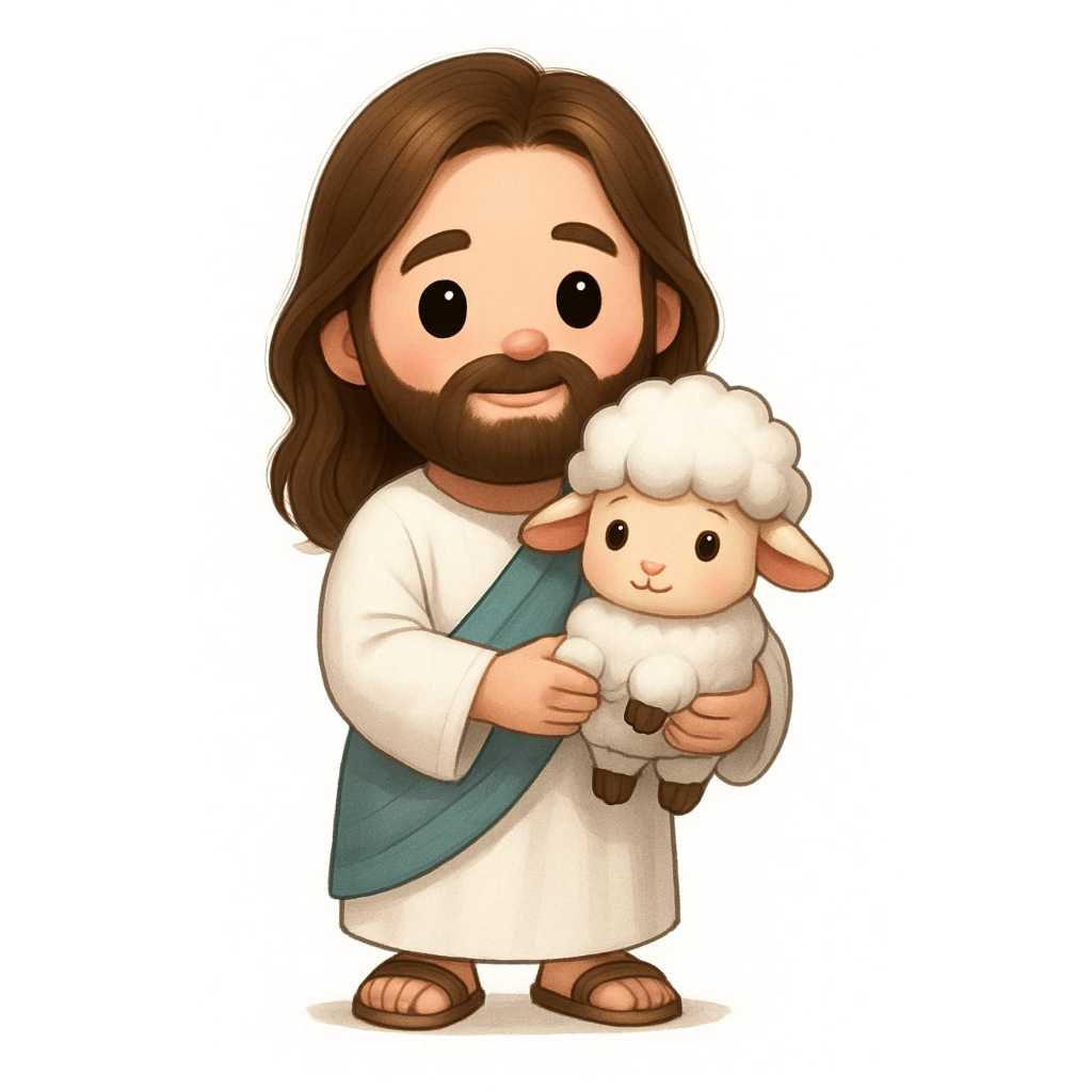 Display de Chão Mdf Decoração - Festa - Jesus Cute - Ovelha Cute - Faixa Vermelha Azul Marrom (1 Peça - Vários Tamanhos) em Oferta na Shopee