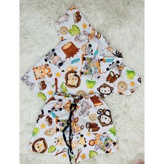 conjunto mauricinho safari até 8 anos para menino em Oferta na Shopee