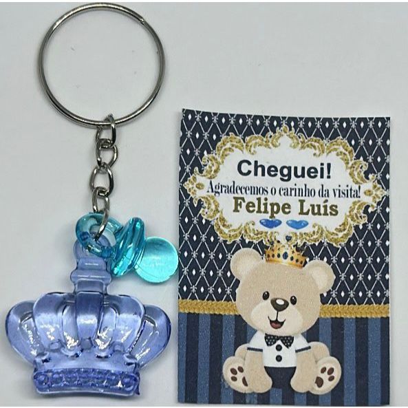 30 lembrancinha chaveiro/ Chá rifa/Chá de fraldas/chá de bebê/Nascimento/Chá Revelação/Chá bar/Chá rifa/Festa/