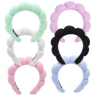 TIARA PARA MAQUIAGEM ATOALHADA em Oferta na Shopee