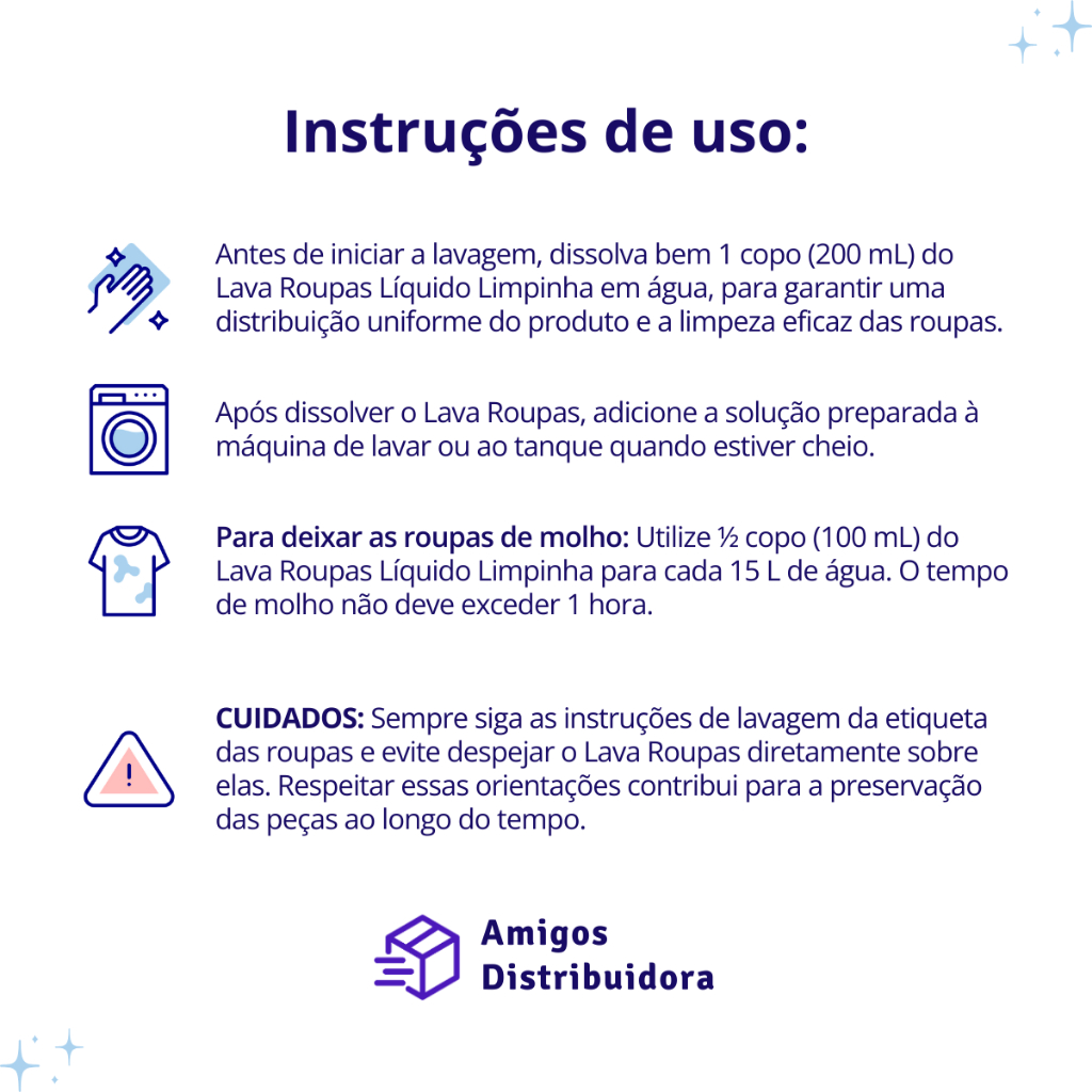 Lava Roupas Coco Limpinha 5 Litros — imagem 2 de 2