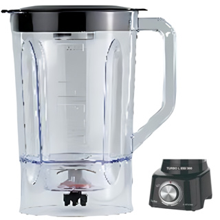 COPO MONDIAL TURBO L850/900 CRISTAL (TAMPA PRETA) em Oferta na Shopee
