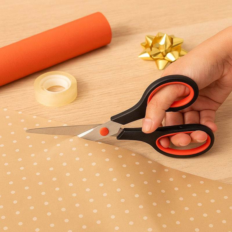 Tesoura Multiuso Aço Inox para Cozinha, Costura e Uso Geral – Durável e Precisa! em Oferta na Shopee