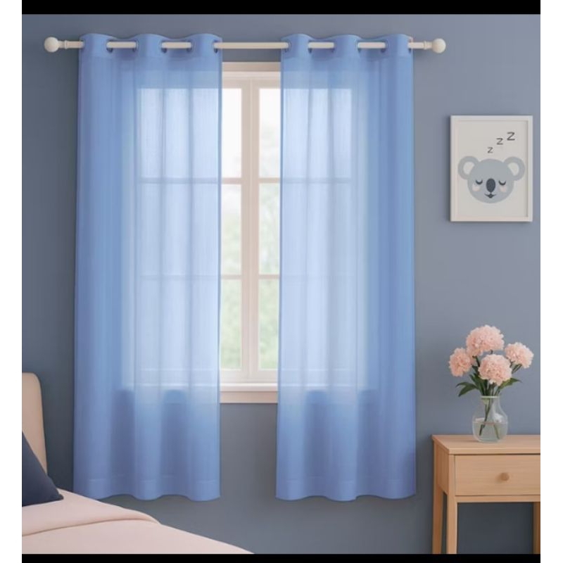 Cortina para Sala Azul Claro: Onde Comprar | BuscaProdutos