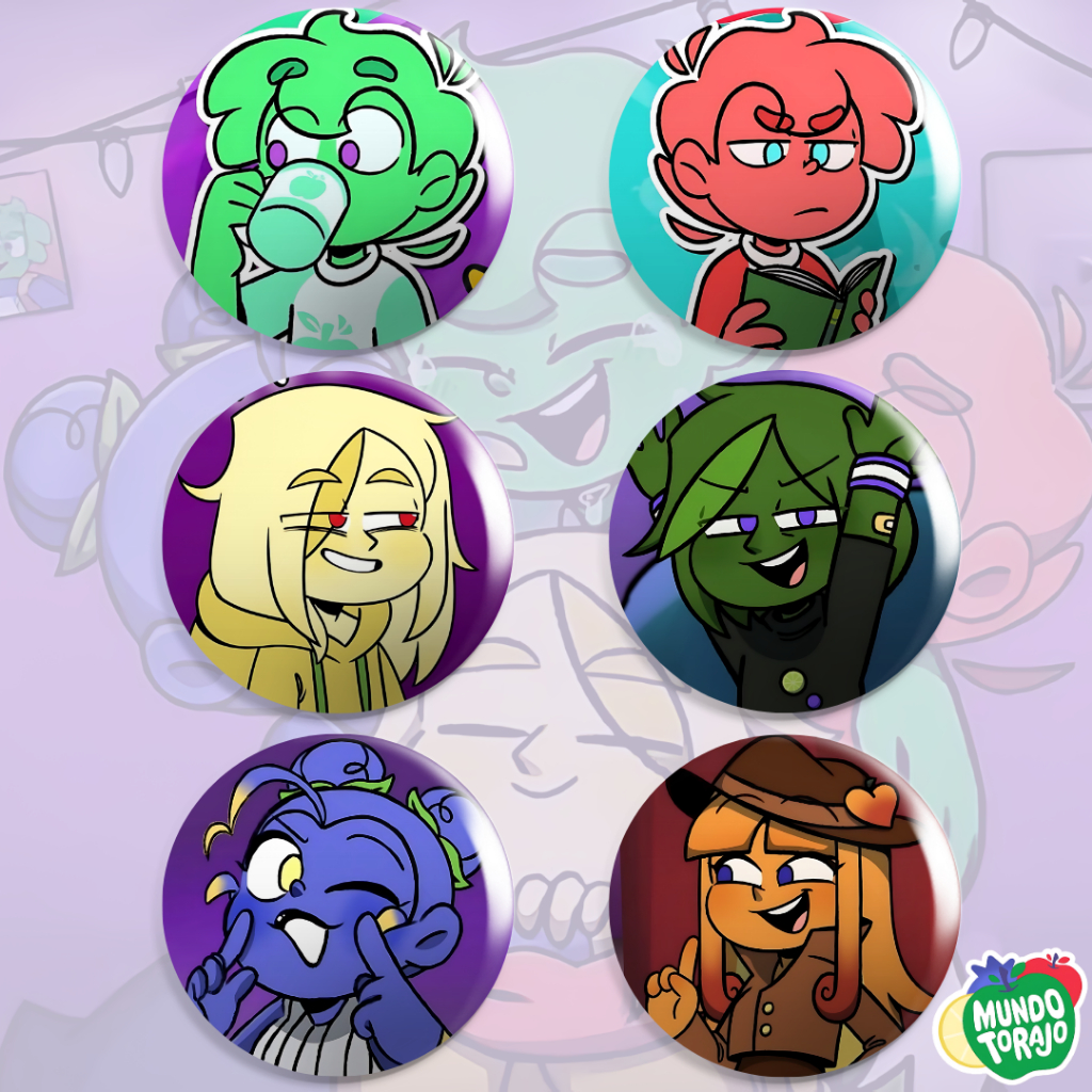 Bottons Broche Desenho Animação Mundo Torajo em Oferta na Shopee
