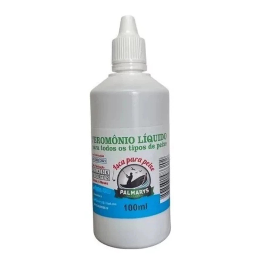 Feromônio Liquido 100ml Super Atrativo Natural Para Pesca Palmarys