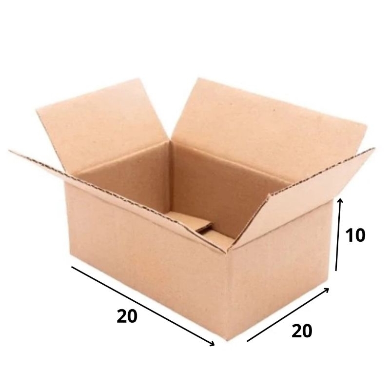 100 caixas 20x20x10 para Sedex, PAC, ecommerce em Oferta na Shopee